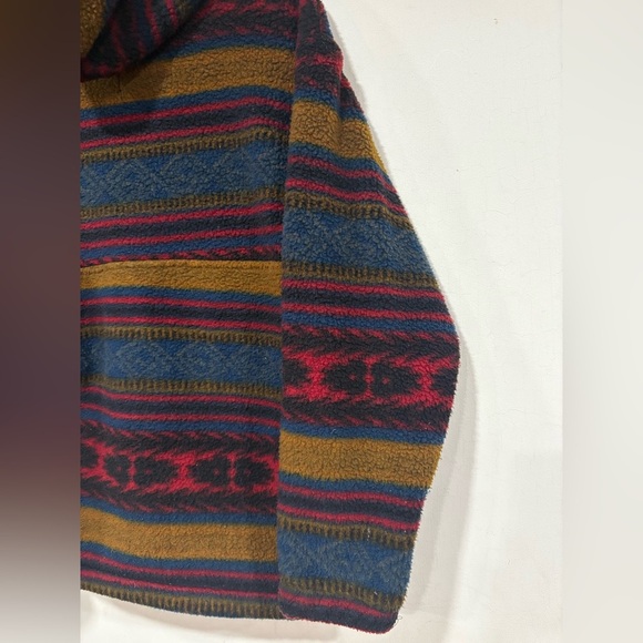 Vintage Kenyon Polartec Hooded Sweater Small Fleece Aztec Made in USA Synchilla - Picture 6 of 9